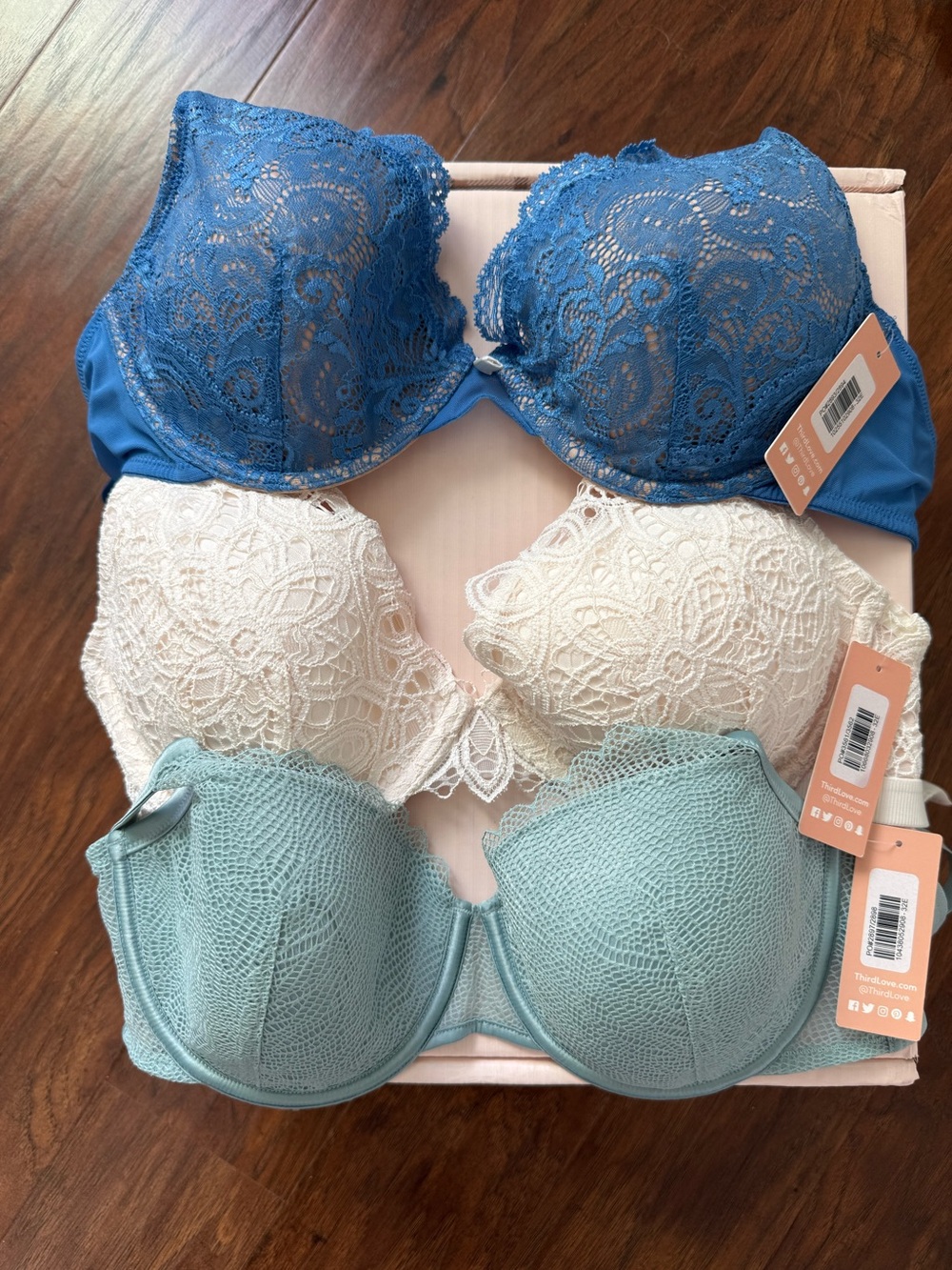 NWT Third Love  bras | Blue, Cream, Sage | Dize 32E